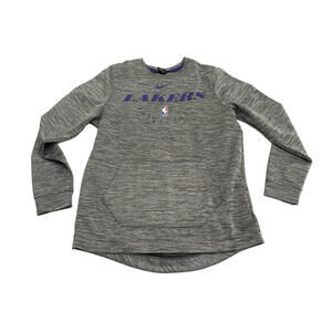 Nike Dri-Fit Los Angeles Lakers NBA Practice Crewneck Pullover Sweatshirt Mens M